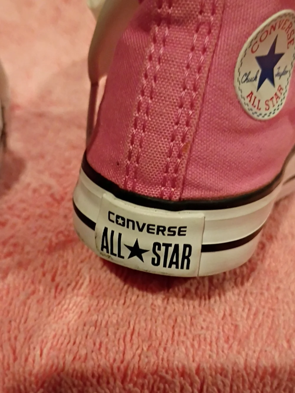 Converse Infants Pink High-Top All Star Sneakers